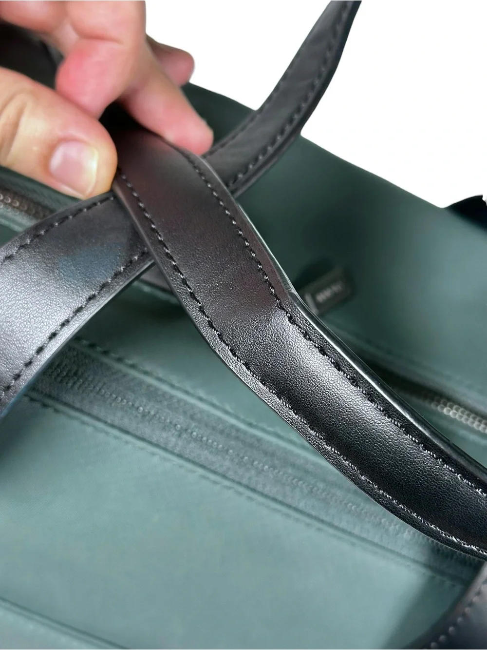 AWAY Everywhere Bag Forest Green Duffel Black Handles Travel Luggage Work Gym - Picture 6 of 14
